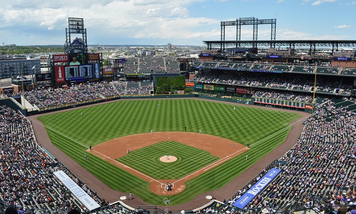 Charter bus Denver CO Rockies stadium